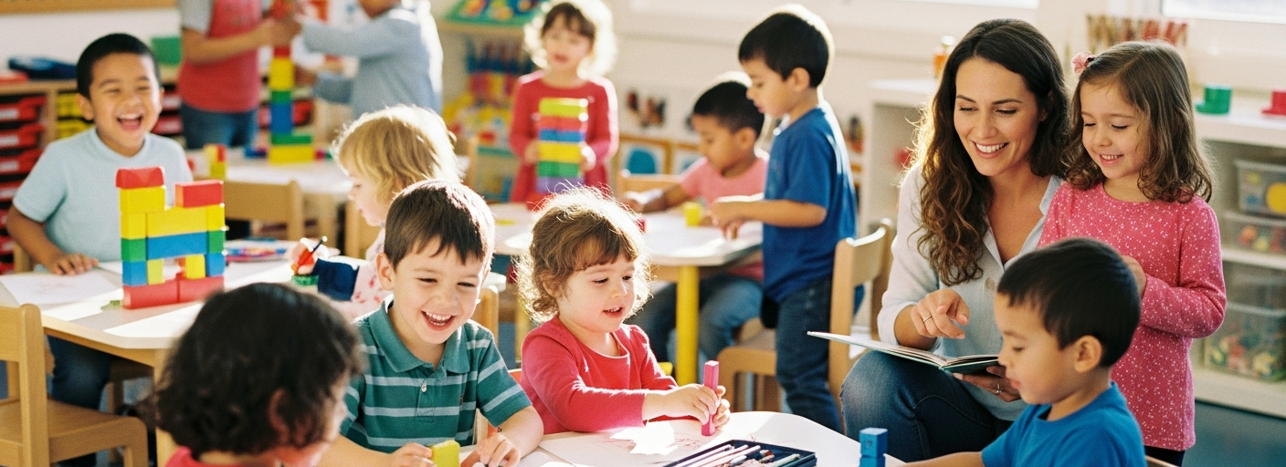 Einteilung in die Kindergärten und Schulen