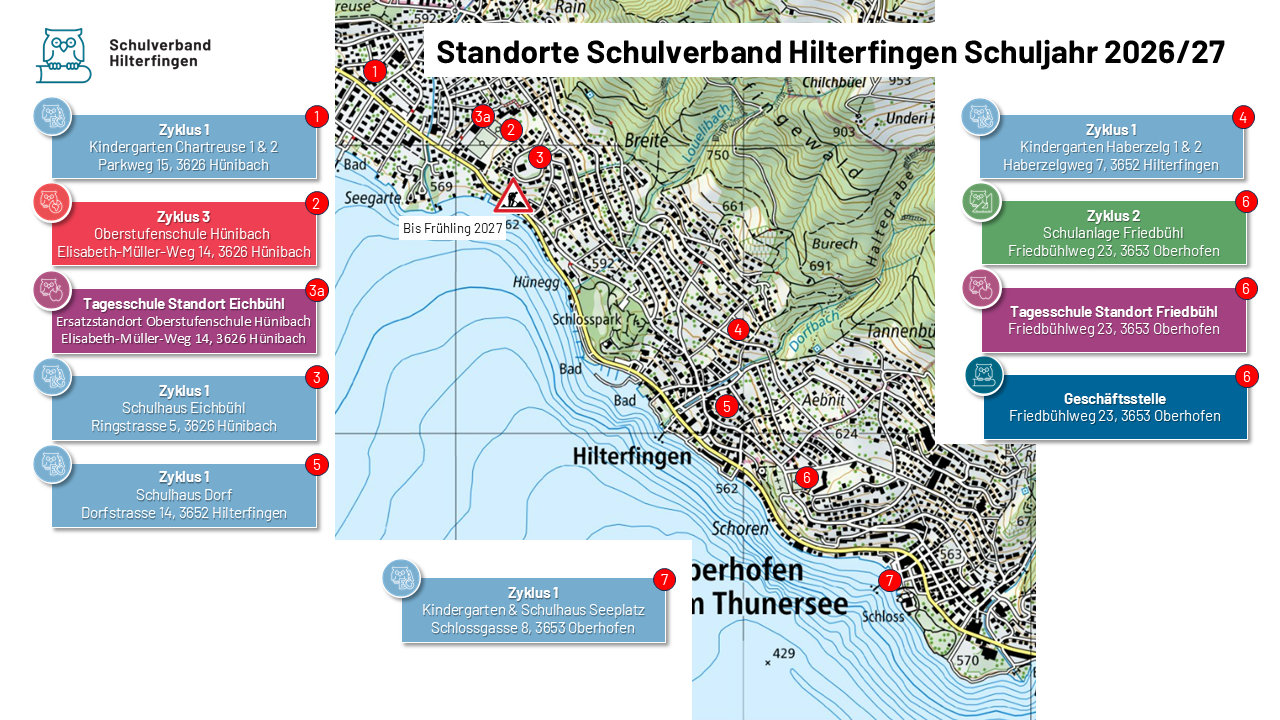 Standorte Schuljahr 2026/27
